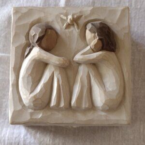 Willow Tree "Friendship" Small Trinket Box Susan Lordi 2003